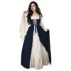 S-6XL Medieval Punk Dress Cosplay Halloween Costumes Women Palace Carnival Party Disguise Princess Female Victorian Vestido Robe