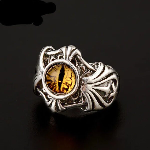Egyptian Gods Horus Anubis Pharaoh Totem Ring