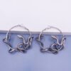 Minar Punk Antique Crazy Twist Snake Earrings for Women Femme Gold Black Metallic Twining Animal Hoop Earrings Statement Jewelry|Drop Earrings|
