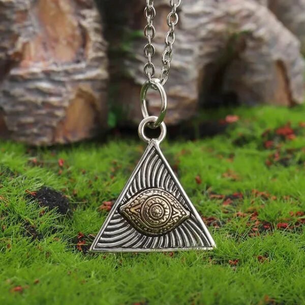 Retro Gothic Mystical Angel Wings Pendant Necklace