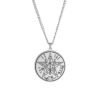 Dawapara Religious Solomon Necklace Magic Square Talisman Pendants Protection Wealth Amulet Stainless Steel Jewelry
