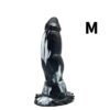 YOCY S/M/L Ice Dragon Anal Plug Silicone Monster Dildo With Sucker Big Knot Penis Butt Masturbator Sex Toy For Women Men| |