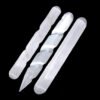 Himalayan Glow 1063 WBM Selenite Healing Crystals, 2 Wands with Single Massage Stick – 3 Count