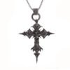 Vintage Gothic Hell Reaper Scythe Pendant Mystical Demon Necklace for Men Personality Punk Halloween Trend Jewelry