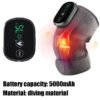 Thermal Knee Massager 3 in 1 Shoulder Knee Elbow Heating Massage Support Brace Rechargeable Vibration Pad Arthritis