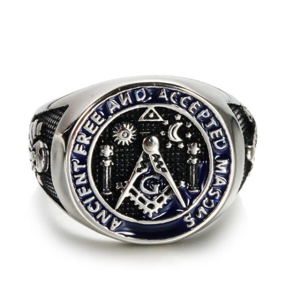 Stainless Steel Masonic Rings | Stainless Steel Finger Ring | Stainless Steel Jewelry - Rings