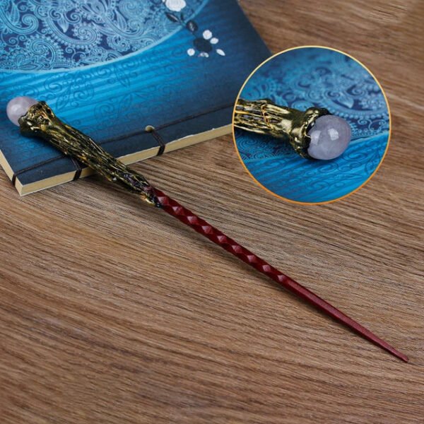 Natural Stones Crystal Magic Wand Witch Amethyst Rose Pink Quartz Labradorite Red Agate Home Decoration Witchcraft Reiki Healing