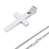 Waterproof Cross Necklaces Cross Pendant with Rope Chain