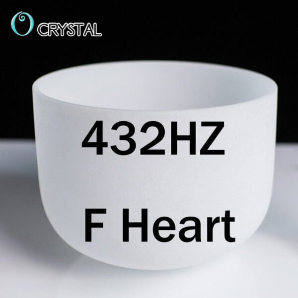 8inch Note Perfect Sound C/d/e/f/g/a/b Chakra Frosted Quartz Crystal Singing Bowl 8" Meditation - Bells & Chimes