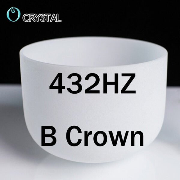 8inch Note Perfect Sound C/d/e/f/g/a/b Chakra Frosted Quartz Crystal Singing Bowl 8" Meditation - Bells & Chimes