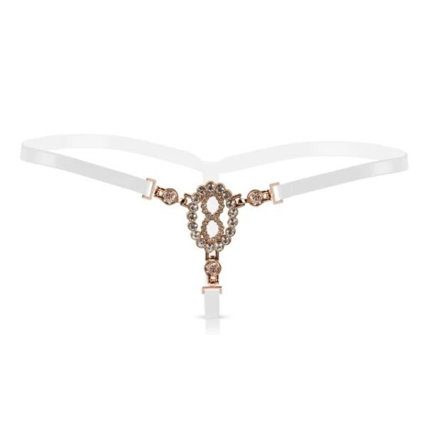 Limited Time Offer Women Sexy Shiny Rhinestone Panties Thongs Open Crotch Seamless Massage Underwear Erotic Lingerie G-string