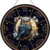 Wheel of the Year Wooden Wall Plaque - Witch Pagan Wiccan Sabbat Decor