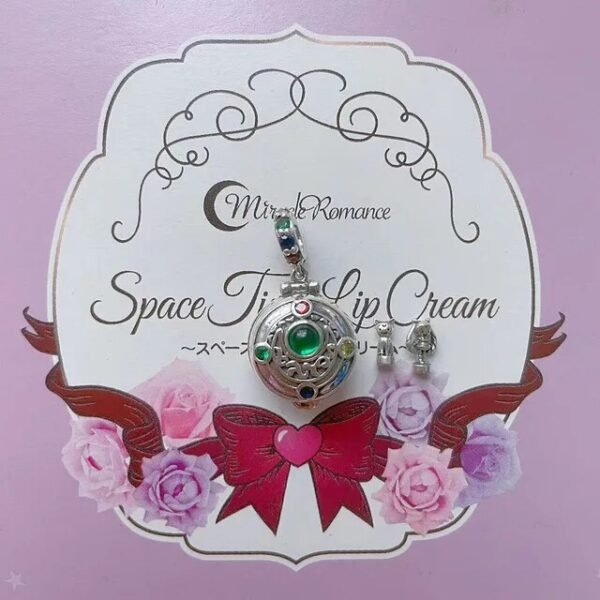 925 Sterling Silver Anime Sailor Moon Prism Compact Polly Pocket Charm Bead With 2 Mini Dolls For Pandora Bracelet Fans Jewelry