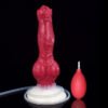 NNSX Big Knot Dog Dildo with Suction Cup for Women Sexy Toys Animal Glossy Swirly Patterns Flexible Anal Plug Silicone Sex Shop|Dildos|
