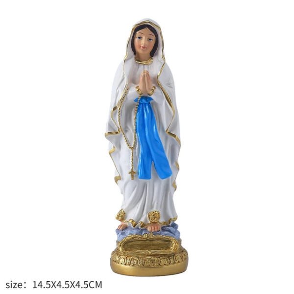 Jesus Statues/ Virgin Mary Figurine Sculpture Christian Wedding Gift Xmas Desktop Display Decors Renaissance Collection Gifts