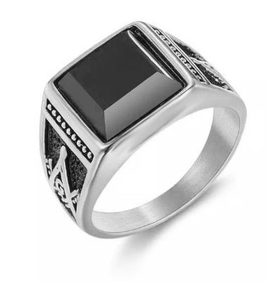 Stainless Steel Masonic Rings | Stainless Steel Finger Ring | Stainless Steel Jewelry - Rings