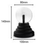Novelty Magic Plasma Ball Light 220V LED Night Light 4/5/6 Inch Plasma Ball Touch Lamp Christmas Nightlight Kids Decor Gift