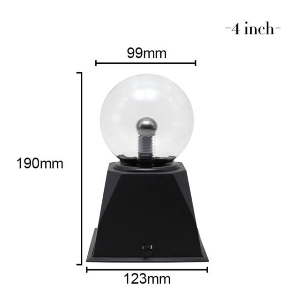 Novelty Magic Plasma Ball Light 220V LED Night Light 4/5/6 Inch Plasma Ball Touch Lamp Christmas Nightlight Kids Decor Gift