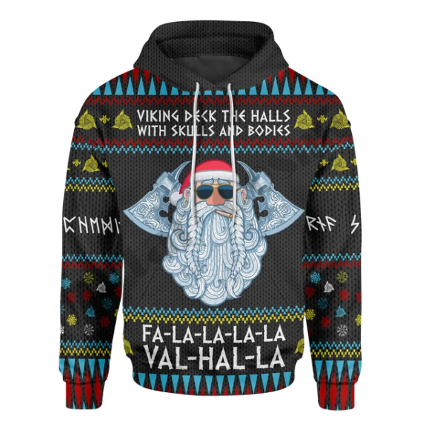 Custom Name Valhalla Viking Hoodies - Personalized Streetwear for Adventurous Souls