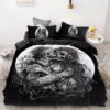 Luxury Bedding Sets 3d Custom,duvet Cover Set Queen/king,quilt/blanket Cover Set,3 Pcs Bed Se,halloween Skull Bed Linen - Bedding Set