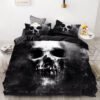 Luxury Bedding Sets 3d Custom,duvet Cover Set Queen/king,quilt/blanket Cover Set,3 Pcs Bed Se,halloween Skull Bed Linen - Bedding Set
