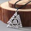 CHENGXUN Viking Solar Amulet pendant Necklace Nordic Charm Slavic Star Lada Sign Pendants Talisman Punk Style Collar Jewelry