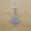 Archangel St.Michael Protect Me Keychain Holy Shield Charm Russian Orthodox Pendant
