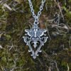 Wicca Celtic Green Man Pentagram Pendant woman necklace