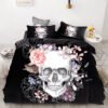 Luxury Bedding Sets 3d Custom,duvet Cover Set Queen/king,quilt/blanket Cover Set,3 Pcs Bed Se,halloween Skull Bed Linen - Bedding Set