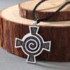 CHENGXUN Viking Solar Amulet pendant Necklace Nordic Charm Slavic Star Lada Sign Pendants Talisman Punk Style Collar Jewelry
