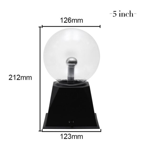 Novelty Magic Plasma Ball Light 220V LED Night Light 4/5/6 Inch Plasma Ball Touch Lamp Christmas Nightlight Kids Decor Gift