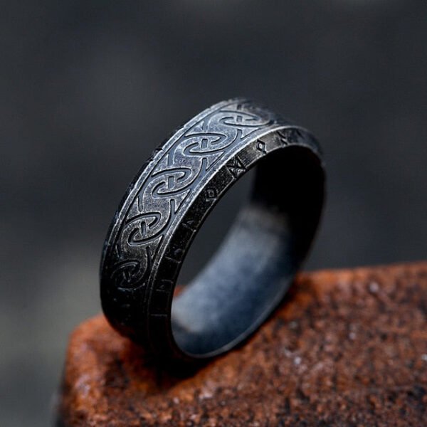 Beier New Design Viking Vintage Odin Norse Viking Wolf Dragon Totem Men's Ring Jewelry Wholesale Drop Shipping - Rings