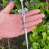 16cm Witch skull Hair Stick sword woman hair stick Hairpin Amulet Spirit Hair Jewelry For Women