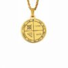 Silver Color 44 Solomon Pentacles Seal of Jupiter Mars Mercury Moon Saturn Sun Venus Talisman Pendant Stainless Steel Necklace