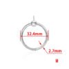 925 Sterling Silver Moment O Pendant Charm Fit Original Necklace Women DIY Charm Jewelry
