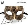 Steampunk Mask Phantom Masquerade Cosplay Ball Half Face Women Men Punk Costume Halloween Party Costume Props Decorate Accessory