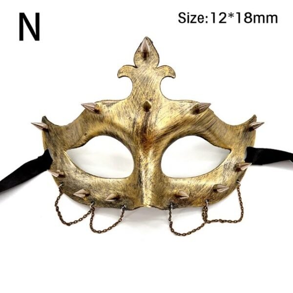 Steampunk Mask Phantom Masquerade Cosplay Ball Half Face Women Men Punk Costume Halloween Party Costume Props Decorate Accessory