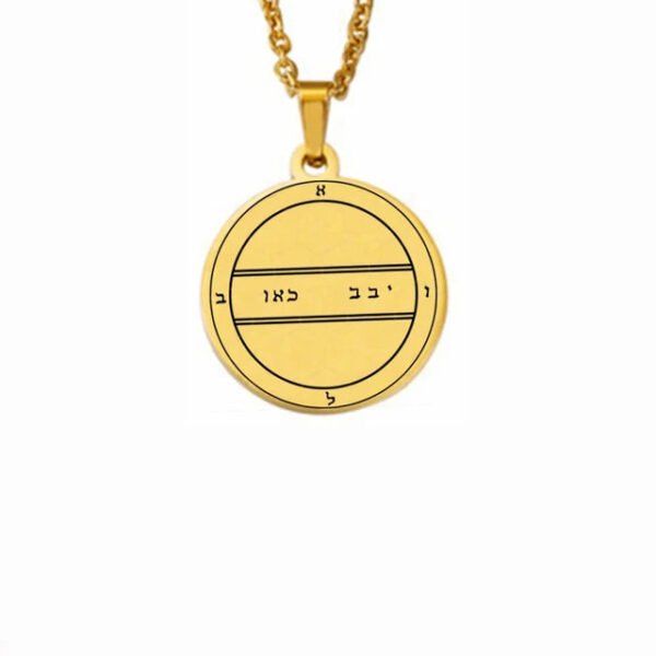 Silver Color 44 Solomon Pentacles Seal of Jupiter Mars Mercury Moon Saturn Sun Venus Talisman Pendant Stainless Steel Necklace