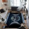 Triple Moon Goddess Rug and Carpet 3D Printing Hecate witch Home Decoration Living Room Bedroom Entrance Large Area Soft Carpet| |