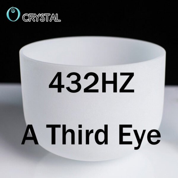 8inch Note Perfect Sound C/d/e/f/g/a/b Chakra Frosted Quartz Crystal Singing Bowl 8" Meditation - Bells & Chimes