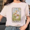 Women's Tarot Card Flower Funny Time Ladies Cartoon Fashion Short Sleeve Summer Printed T-shirt Women's T-shirt Top Pattern. - T-shirts