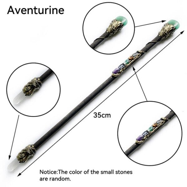 Natural Crystal Pagan Wizard Magic Witch Wands Raw Stones Quartz Power Mineral Witchcraft Wicca Altar Pendulum Home Decoration
