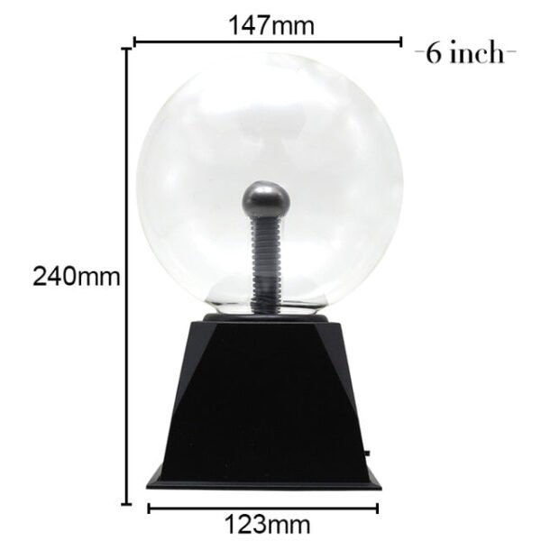 Novelty Magic Plasma Ball Light 220V LED Night Light 4/5/6 Inch Plasma Ball Touch Lamp Christmas Nightlight Kids Decor Gift