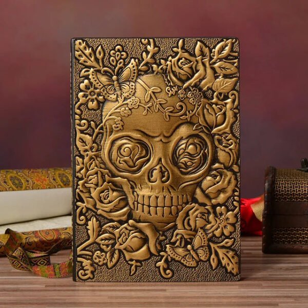 3D Three-dimensional Dragon A5 Notebook European Retro Thickened Pu Embossed Notepad Diary Business Gift Office Supplies