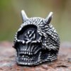 New Gothic Retro devil cyclops Skull Ring 316L Stainless Steel Rings For Men Party Jewelr