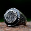intage Viking Tree Of Life Ring For Men Nordic Mythology Stainless Steel Yggdrasils Ring Fashion