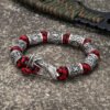 Norse Vikings Axes Wrap Bracelets Men Mjolnir Hammer Camping Paracord Survival Rope Wristband Amulet Handmade Male Jewelry Gifts