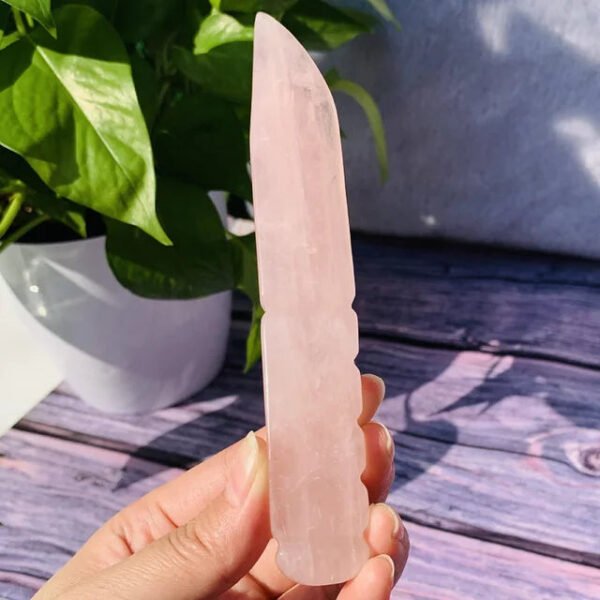 Mineraali Natural Crystal Dagger Healing Protection Stone Reiki Yooperlite Aventurine Obsidian Quartz Knife Shape Gems