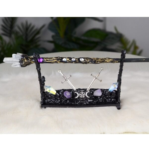 Magic Wand Stand Holder Display Your Witch Wicca Wizard Wand Collection