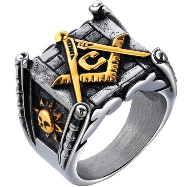 Stainless Steel Masonic Rings | Stainless Steel Finger Ring | Stainless Steel Jewelry - Rings